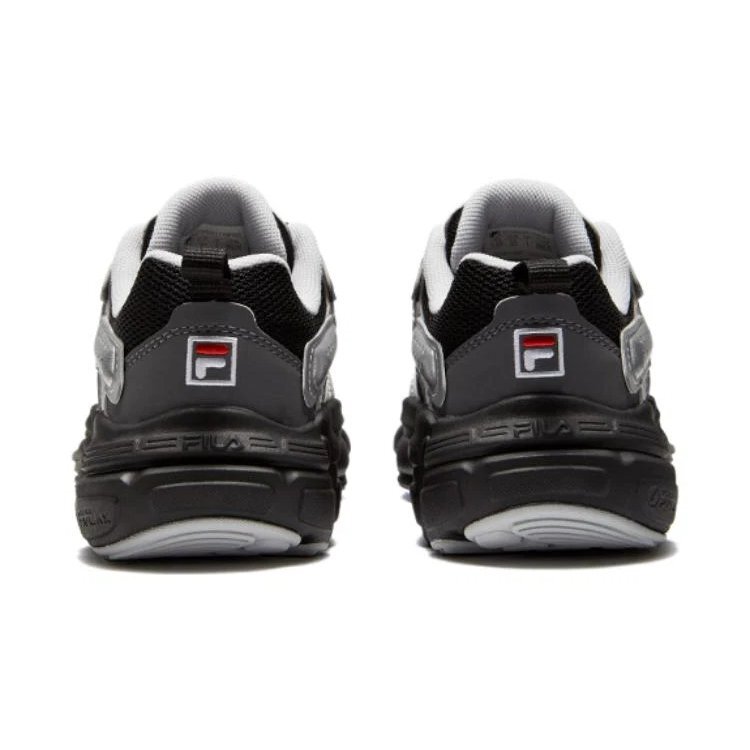 Sneakers sportive vintage "Black Silver"