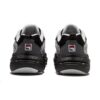 Sneakers sportive vintage "Black Silver"