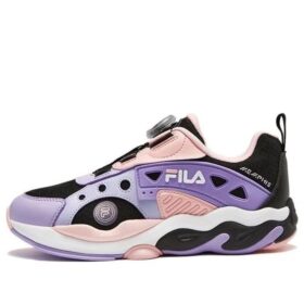 Sneakers sportive "Viola Nero Rosa"