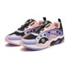 Sneakers sportive "Viola Nero Rosa"