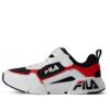 Sneakers sportive "White Black Red"