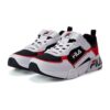 Sneakers sportive "White Black Red"