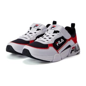 Sneakers sportive “White Black Red”