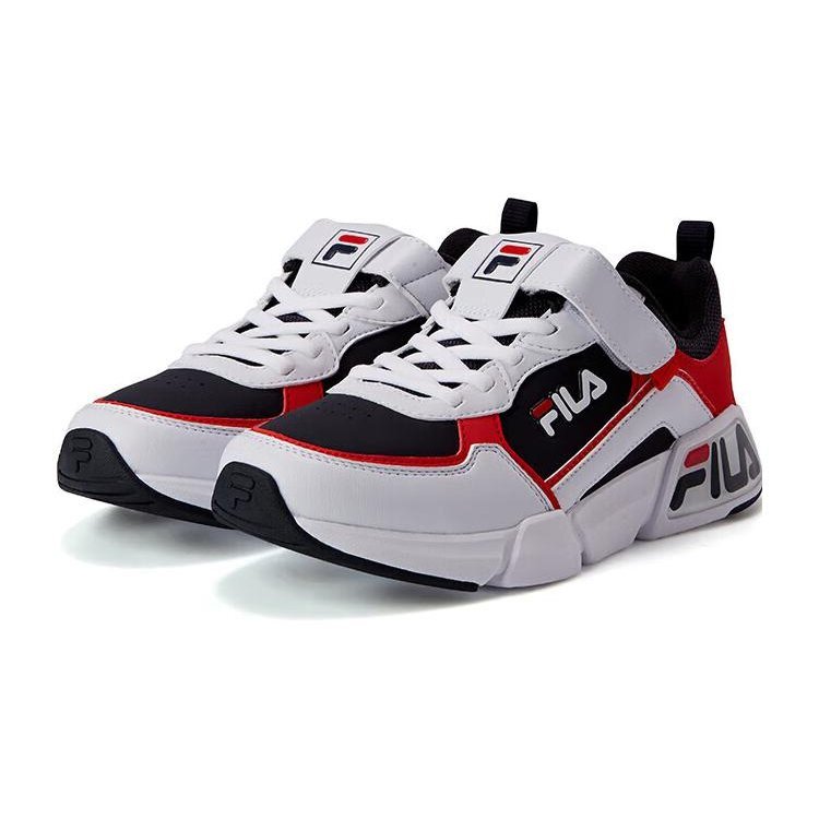 Sneakers sportive "White Black Red"