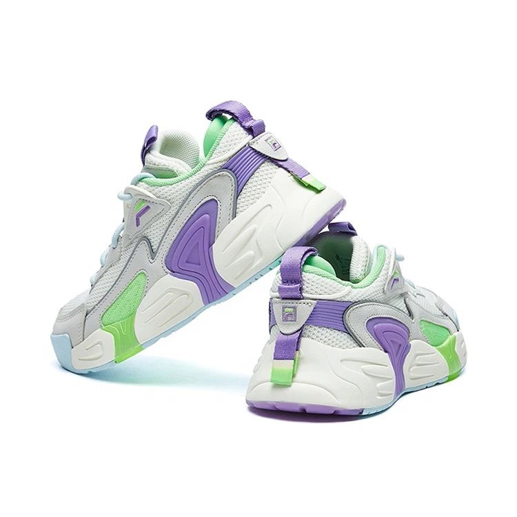 Sneakers Swarm low swirl Viola/bianco/grigio
