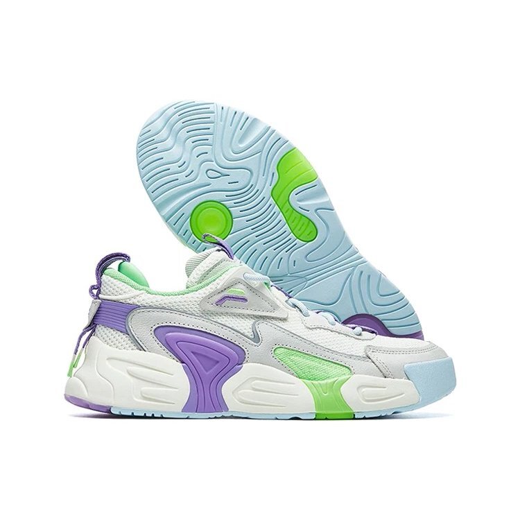 Sneakers Swarm low swirl Viola/bianco/grigio