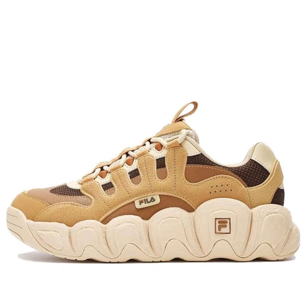 Sneakers voluminose CROISSANT "Arancione Marrone"