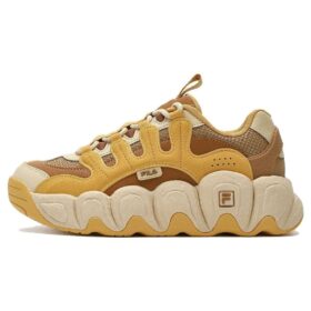 Sneakers voluminose CROISSANT “Giallo Marrone”