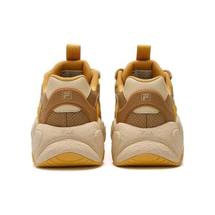 Sneakers voluminose CROISSANT "Giallo Marrone"