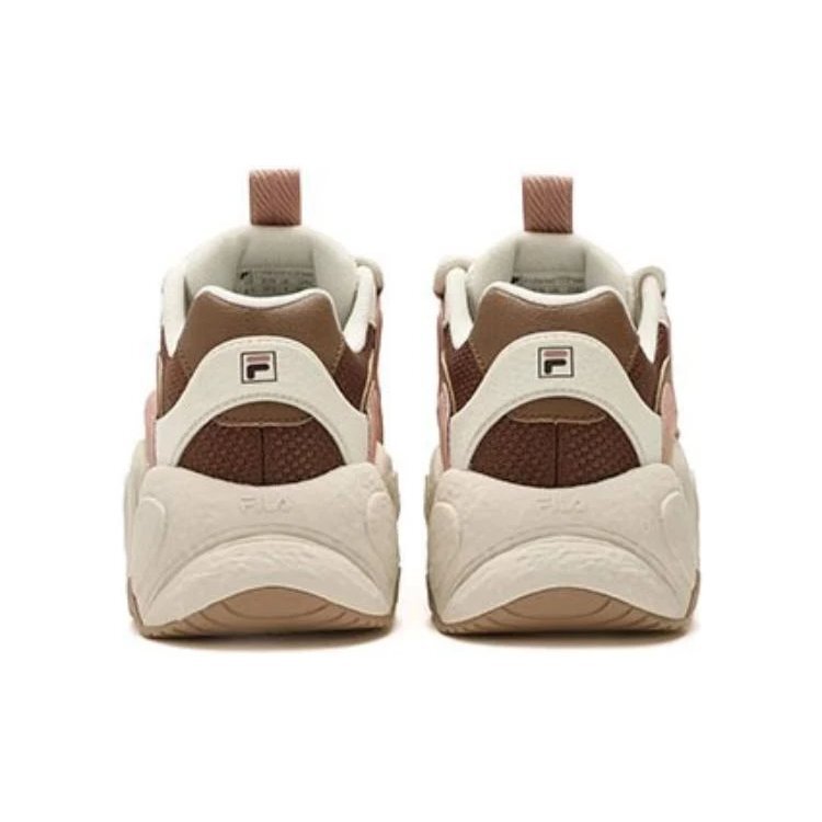 Sneakers voluminose CROISSANT "Rosa-Marrone"