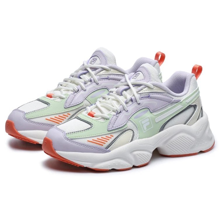 Sneakers Wings "Bianco Verde Lilla"