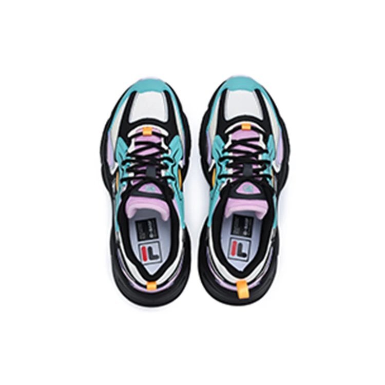 Sneakers Wings "White Aqua Purple"