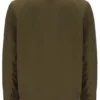 Sovracamicia Kasa con zip frontale, colore verde oliva scuro