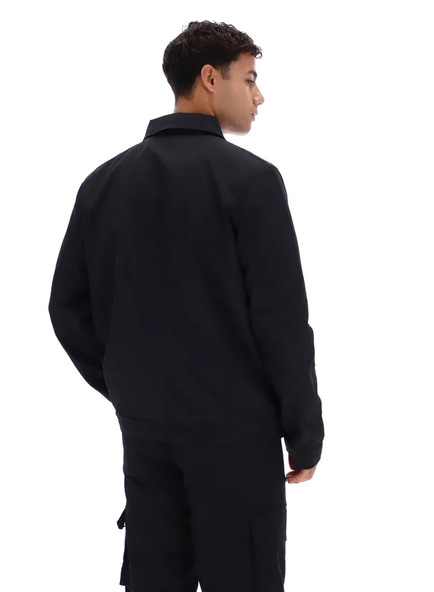 Sovracamicia nera Kasa con zip