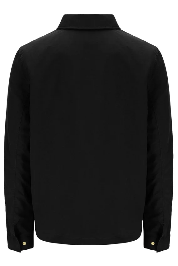 Sovracamicia nera Kasa con zip