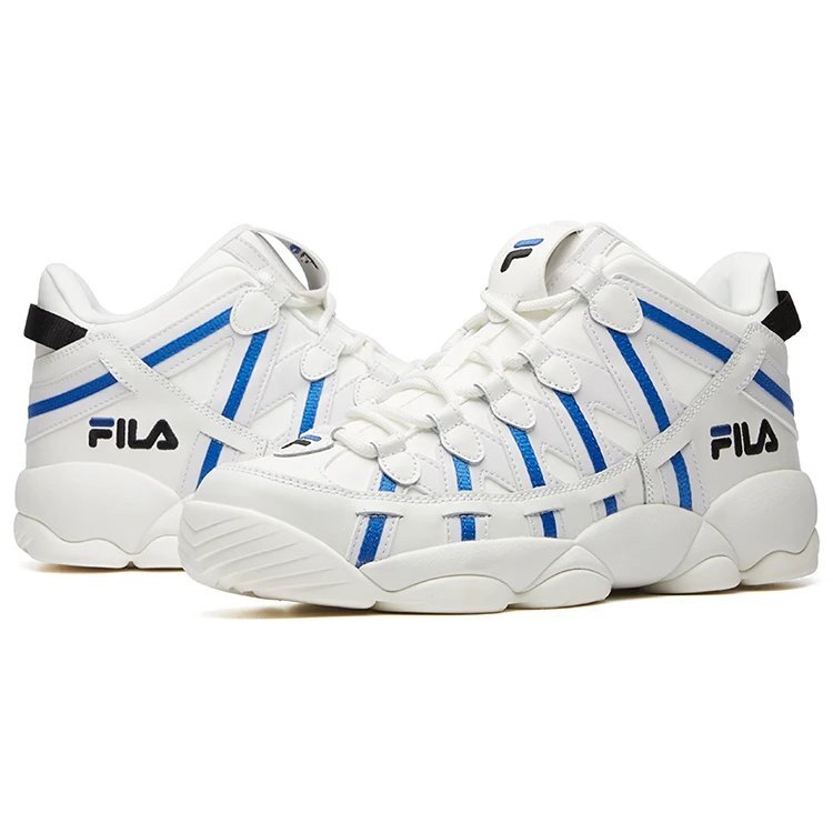 Spaghetti Mid Bianco/Blu