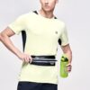 Stampa con lettere del logo, collo rotondo, da uomo, giallo