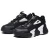 Swarm low swirl sneakers "Black And White"