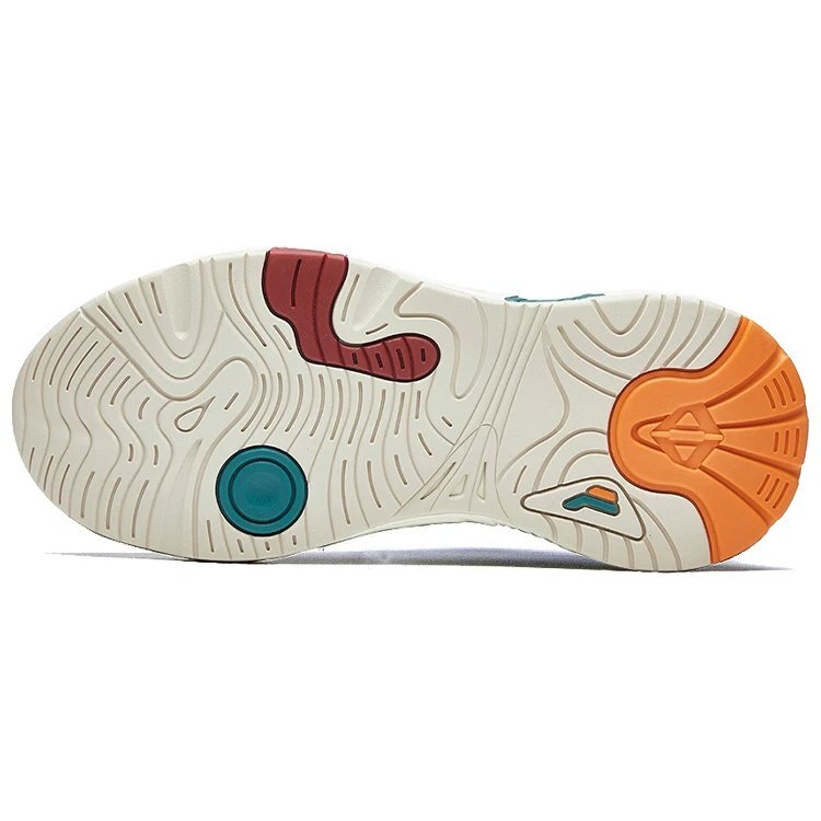 Sneakers Swarm low swirl rosse/bianche/verdi