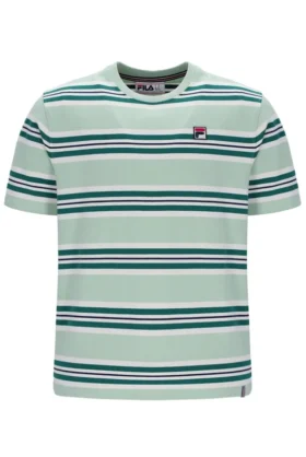 T-shirt a righe Cesare tinta in filo Surf Spray