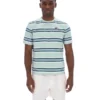 T-shirt a righe Cesare tinta in filo Surf Spray