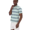 T-shirt a righe Cesare tinta in filo Surf Spray