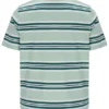 T-shirt a righe Cesare tinta in filo Surf Spray