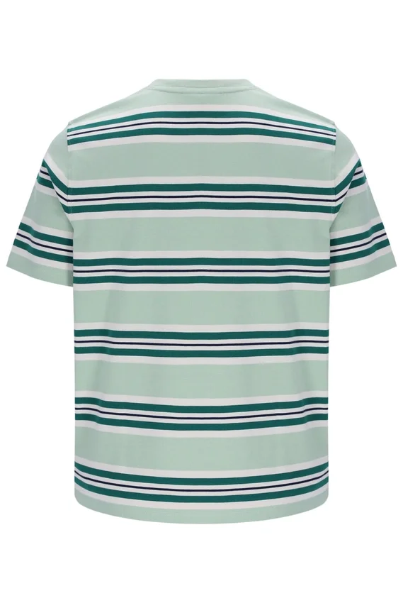 T-shirt a righe Cesare tinta in filo Surf Spray
