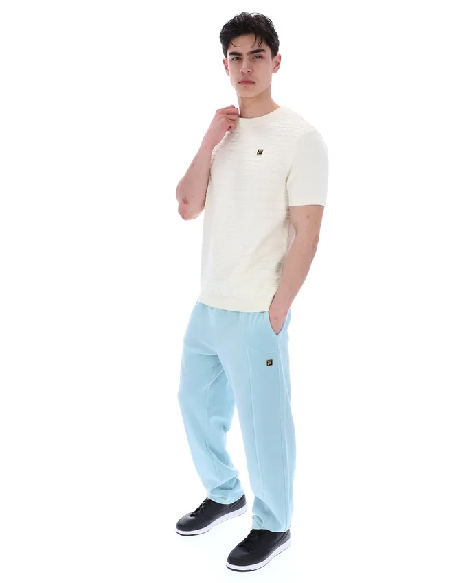 T-shirt in maglia testurizzata Don al latte di cocco