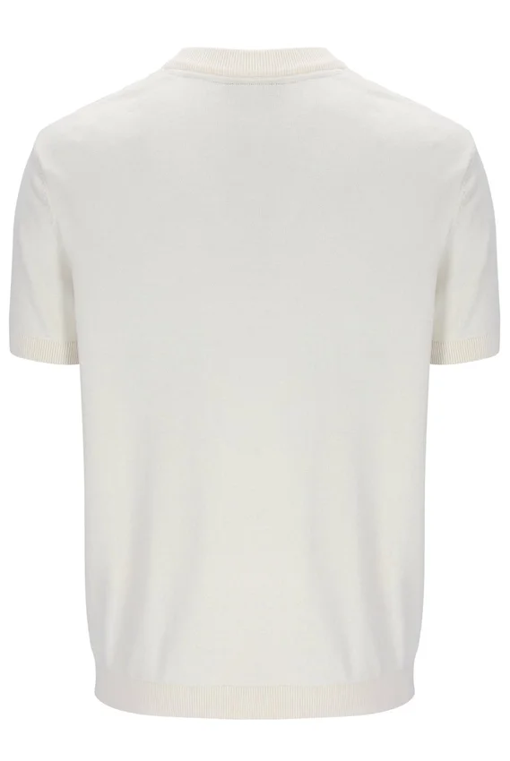T-shirt in maglia testurizzata Don al latte di cocco