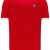 T-shirt Marconi Essential Ringer in rosso cinese