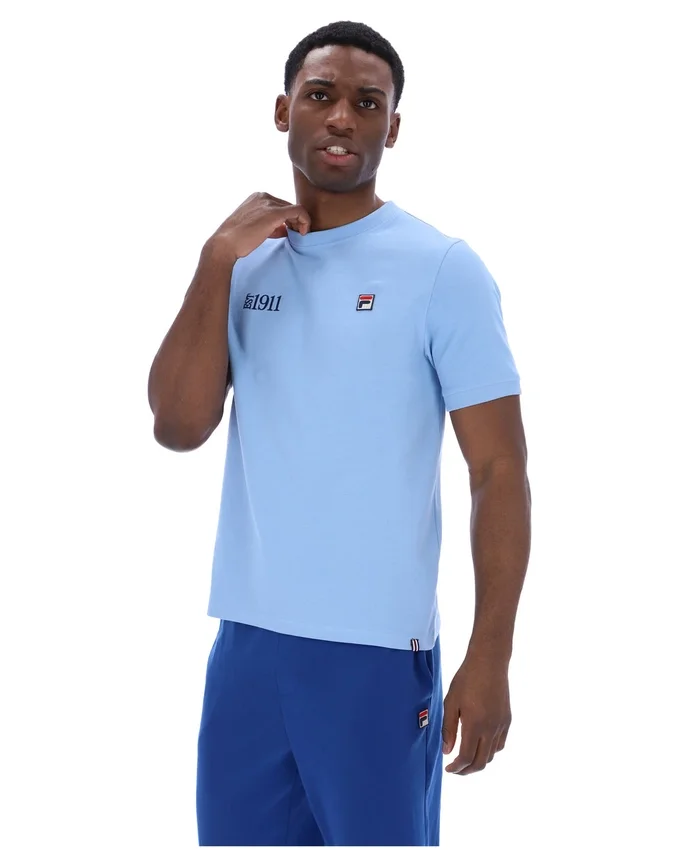 T-shirt Silvio Simple in Frozen Fjord