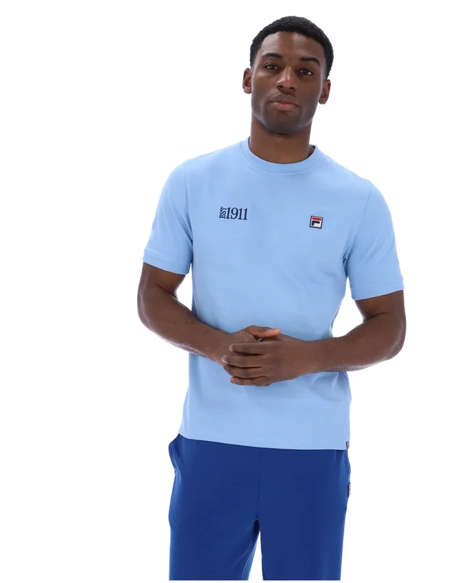 T-shirt Silvio Simple in Frozen Fjord