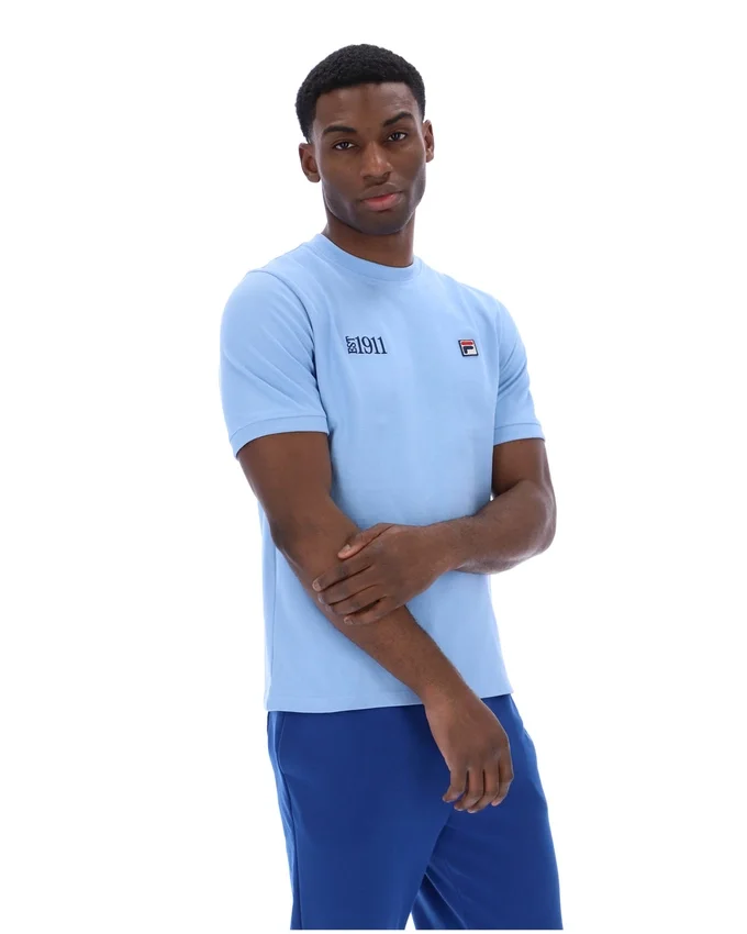 T-shirt Silvio Simple in Frozen Fjord