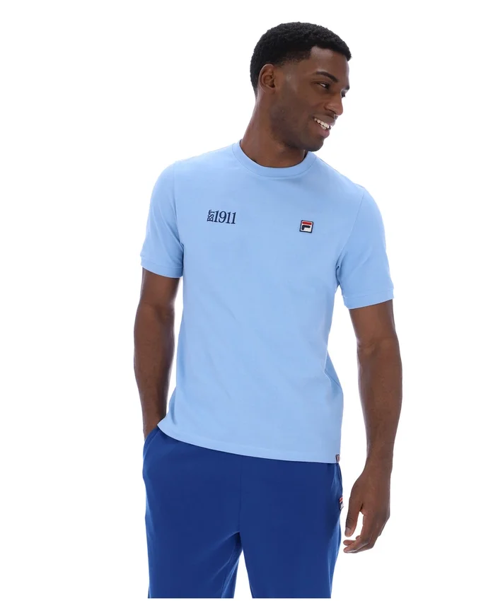 T-shirt Silvio Simple in Frozen Fjord