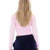 Top corto a collo alto Pinkaboo Heidi