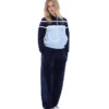 Top corto con zip Fila Giovana blu navy