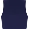 Top corto con zip Fila x TALA SKINLUXE blu navy