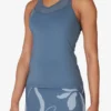 Top da tennis Essential con scollo a vogatore blu