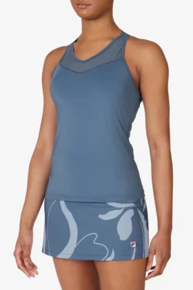 Top da tennis Essential con scollo a vogatore blu