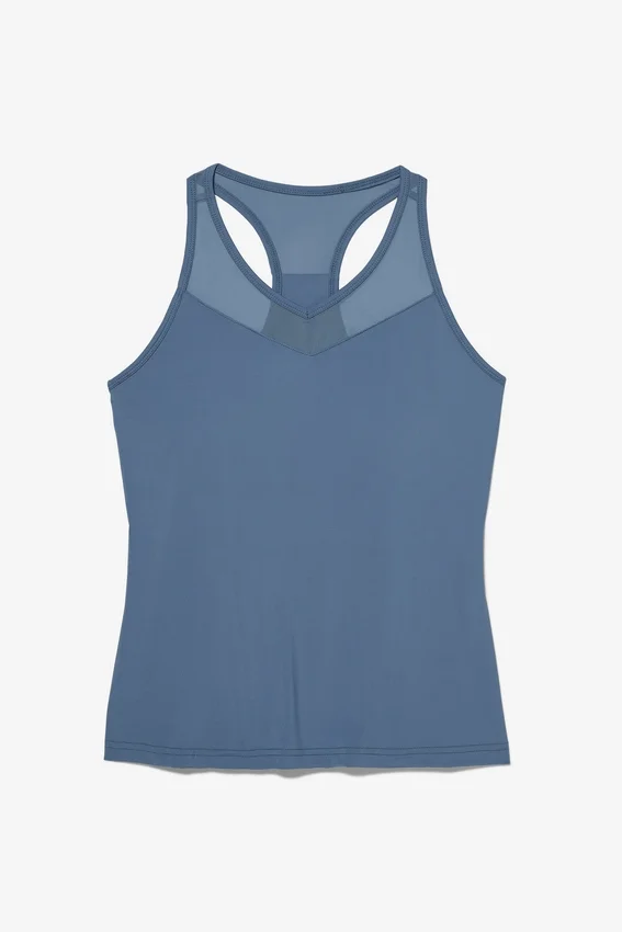 Top da tennis Essential con scollo a vogatore blu