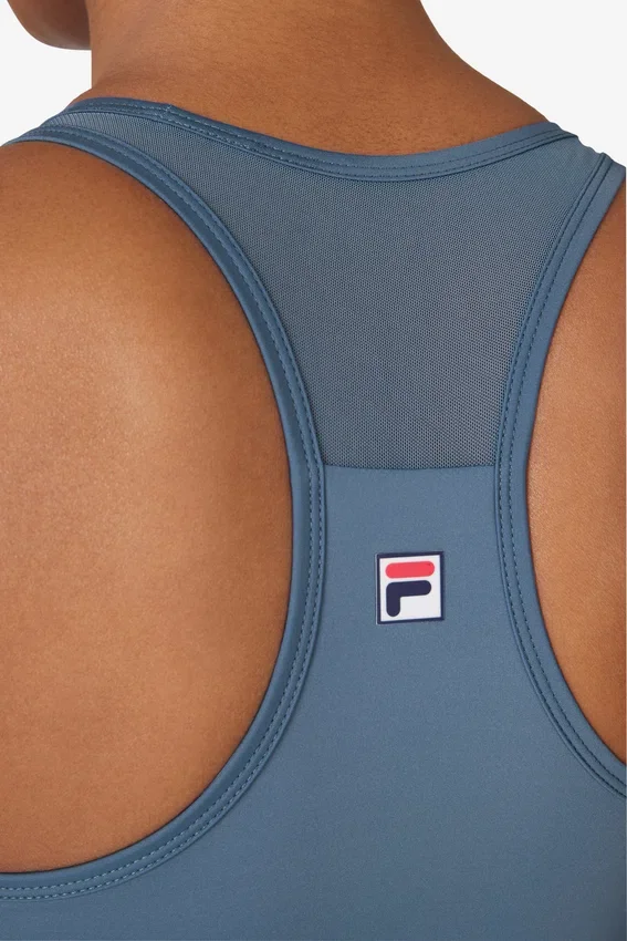 Top da tennis Essential con scollo a vogatore blu