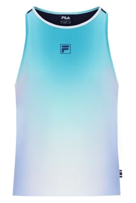Top da tennis senza maniche da donna Aqua