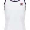 Top Heritage con scollo a vogatore bianco