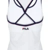Top Heritage con scollo a vogatore bianco