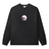 Top in maglia casual minimalisti, stile di coppia, nero