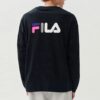 Top in maglia casual minimalisti, stile di coppia, nero